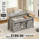 SEDETA 39.3 Inch Lift Top Coffee Table Farmhouse Lift Tabletop Dining Table Gas Spring Hidden Compartment Open Storage Shelf for Living Room