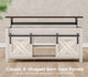 SEDETA 39.3 Inch Lift Top Coffee Table Farmhouse Lift Tabletop Dining Table Gas Spring Hidden Compartment Open Storage Shelf for Living Room