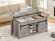 SEDETA 39.3 Inch Lift Top Coffee Table Farmhouse Lift Tabletop Dining Table Gas Spring Hidden Compartment Open Storage Shelf for Living Room