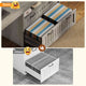 SEDETA® 94.5 Inch Farmhouse Two Person Desk with Large File Drawers Long Computer Desk with Power Outlet Double Computer Desk with Storage Shelves