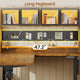SEDETA 67 Inch Standing L Shaped Gaming Desk Office Computer Desk with Storage Hutch Stand Up Corner Desk with Pegboard & Led Lights for Home Office