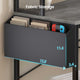 SEDETA 51.2 Inch Reversible L shaped Gaming Desk Small Corner Desk with LED Lights 4 Drawers and Storage Shelves