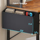 SEDETA 51.2 Inch Reversible L shaped Gaming Desk Small Corner Desk with LED Lights 4 Drawers and Storage Shelves