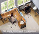 SEDETA | 66 Inch L Shaped Corner LED Gaming Computer Desk with File Drawer