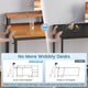 SEDETA | 66 Inch L Shaped Corner LED Gaming Computer Desk with File Drawer