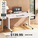 SEDETA 31.5 Inch Foldable Electric Standing Desk 180° Tiltable Mobile Rising Computer Desk Height Adjustable with Wheels for Drawing Writing Gaming