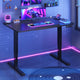 SEDETA® 31.5 Inch Foldable Electric Height Adjustable Desk 180° Tiltable Mobile Rising Computer Desk with Wheels for Drawing Writing Gaming