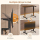 SEDETA® 31.5 Inch Foldable Electric Height Adjustable Desk 180° Tiltable Mobile Rising Computer Desk with Wheels for Drawing Writing Gaming