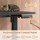 SEDETA® 31.5 Inch Foldable Electric Height Adjustable Desk 180° Tiltable Mobile Rising Computer Desk with Wheels for Drawing Writing Gaming