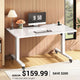 SEDETA® 47 Inch Foldable Height Adjustable Desk with Wheels Electric Standing Desk 180° Tiltable Mobile Rising Computer Desk  for Drawing Writing Gaming