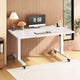 SEDETA® 31.5 Inch Foldable Electric Height Adjustable Desk 180° Tiltable Mobile Rising Computer Desk with Wheels for Drawing Writing Gaming