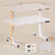 SEDETA® 31.5 Inch Foldable Electric Height Adjustable Desk 180° Tiltable Mobile Rising Computer Desk with Wheels for Drawing Writing Gaming