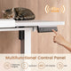 SEDETA® 31.5 Inch Foldable Electric Height Adjustable Desk 180° Tiltable Mobile Rising Computer Desk with Wheels for Drawing Writing Gaming