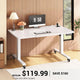 SEDETA® 31.5 Inch Foldable Electric Height Adjustable Desk 180° Tiltable Mobile Rising Computer Desk with Wheels for Drawing Writing Gaming