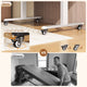 SEDETA® 47 Inch Foldable Height Adjustable Desk with Wheels Electric Standing Desk 180° Tiltable Mobile Rising Computer Desk  for Drawing Writing Gaming