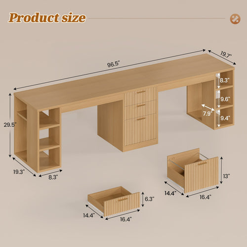 2 person desk