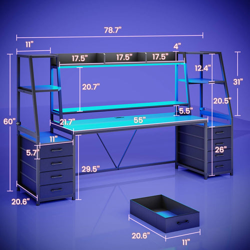 2 person desk