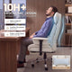 SEDETA | 24.4 Inch Office Chair with Adjustable Headrest Computer Chair with Footrest Executive Home Office Chairs with PU Leather 350lbs  135° recline pocket spring dual-layer foam cushion