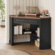 SEDETA 31.5 Inch Corner Desk Farmhouse Computer Desk with Storage Drawer Shelves for Small Space