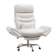 SEDETA® Criss Cross Chair with 30 Inch High Back 155° Reclining Foot Rest Waist Pillow Cross Legged Office Chair with Flip Armrests 4 Headrest Angles
