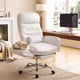 SEDETA® Criss Cross Chair with 30 Inch High Back 155° Reclining Foot Rest Waist Pillow Cross Legged Office Chair with Flip Armrests 4 Headrest Angles
