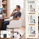 SEDETA® Criss Cross Chair with 30 Inch High Back 155° Reclining Foot Rest Waist Pillow Cross Legged Office Chair with Flip Armrests 4 Headrest Angles