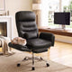 SEDETA® Criss Cross Chair with 30 Inch High Back 155° Reclining Foot Rest Waist Pillow Cross Legged Office Chair with Flip Armrests 4 Headrest Angles