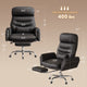 SEDETA® Criss Cross Chair with 30 Inch High Back 155° Reclining Foot Rest Waist Pillow Cross Legged Office Chair with Flip Armrests 4 Headrest Angles