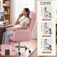 SEDETA® Criss Cross Chair with 30 Inch High Back 155° Reclining Foot Rest Waist Pillow Cross Legged Office Chair with Flip Armrests 4 Headrest Angles