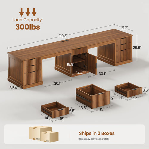 2 person desk