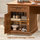 SEDETA 69 Inch Executive L Shaped Computer Desk with Drawers and Storage Cabinet Power Outlets Classical American Style
