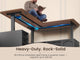 SEDETA 69 Inch Farmhouse L Shaped Executive Electric Standing Desk with 6 Drawers Height Adjustable Office Desk with Storage Shelves Power Outlet Sit Stand Computer Desk for Home Office
