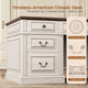 SEDETA 60.6 Inch Executive Desk with 7 Drawers Charging Station Home Office Desk with 2 File Drawers Classic Computer Desk Writing Study Desk with Storage