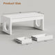 SEDETA | 55 Inch Modern Computer Desk with Power Outlet Home Office Desks with Relief Texture Executive Desk with U-Shaped Legs Office Desk with 3 Drawers