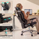 SEDETA® Home Office Desk Chairs with Headrest Butterfly-Shaped Backrest S100 Ergonomic Office Chair with Lumbar Support 6D Armrests Comfortable Ergonomic Gaming Chairs