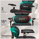 SEDETA® Home Office Desk Chairs with Headrest Butterfly-Shaped Backrest S100 Ergonomic Office Chair with Lumbar Support 6D Armrests Comfortable Ergonomic Gaming Chairs