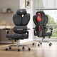 SEDETA® Home Office Desk Chairs with Headrest Butterfly-Shaped Backrest S100 Ergonomic Office Chair with Lumbar Support 6D Armrests Comfortable Ergonomic Gaming Chairs