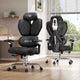 SEDETA® Home Office Desk Chairs with Headrest Butterfly-Shaped Backrest S100 Ergonomic Office Chair with Lumbar Support 6D Armrests Comfortable Ergonomic Gaming Chairs