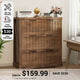 SEDETA 3 Drawer File Cabinet Farmhouse Filing Cabinet for Home Office Wood Office File Cabinets for Letter/Legal/A4 Size Lateral File Cabinets with Printer Stand
