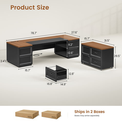 2 person desk