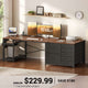 SEDETA 78.7 Inch Computer Desk with 7 Drawers Long Office Desk with Pegboard and Adjustable Storage Gaming Desk with Power Outlet and USB-C Port Large Desk for Home Office Living Room