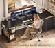 SEDETA 78.7 Inch Computer Desk with 7 Drawers Long Office Desk with Pegboard and Adjustable Storage Gaming Desk with Power Outlet and USB-C Port Large Desk for Home Office Living Room