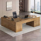 SEDETA 70.1 Inch Farmhouse Executive L Shaped Desk with Drawers Large Office Computer Desk with File Drawers Adjustable Storage Cabinet Power Outlet Modern L Desk for Home Office