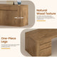 SEDETA 70.1 Inch Farmhouse Executive L Shaped Desk with Drawers Large Office Computer Desk with File Drawers Adjustable Storage Cabinet Power Outlet Modern L Desk for Home Office