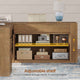 SEDETA 70.1 Inch Farmhouse Executive L Shaped Desk with Drawers Large Office Computer Desk with File Drawers Adjustable Storage Cabinet Power Outlet Modern L Desk for Home Office