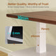SEDETA 63 Inch Farmhouse Electric Standing Desk with 3 Drawers Storage Shelves Height Adjustable Computer Desk with Power Outlets
