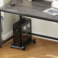 SEDETA 66 Inch L Shaped Gaming Desk Two Person Desk with Led Lights