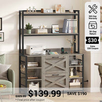 SEDETA® File Cabinet Vertical Filing Cabinet with Lock for Home Office with Charging Station