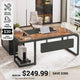 SEDETA 63 Inch L Shaped Executive Desk Computer Desk Spacious Tabletop with Storage Drawers