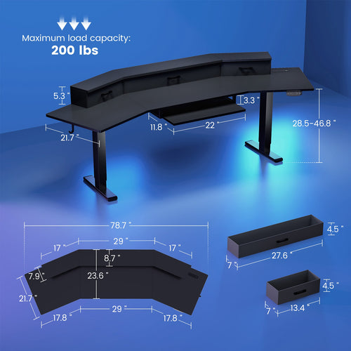 2 person desk